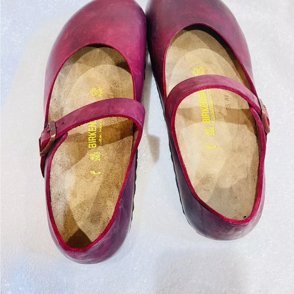 Birkenstock Montova Sz 40 Zinfandel Red used shoes - Picture 4 of 7